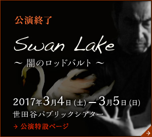 「Swan Lake 〜闇のロッドバルト〜」2017年3月4日（土）・5日（日）世田谷パブリックシアター